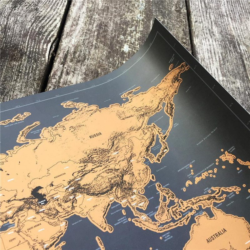 Wanderlust Scratch Off Map 4