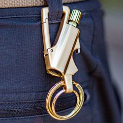 Keychain Flint Fire Starter and Bottle Opener