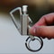 Keychain Flint Fire Starter and Bottle Opener silver