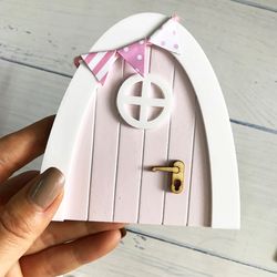 mini fairy door for wall – magical fairy door on wall toy set, perfect gift for girls