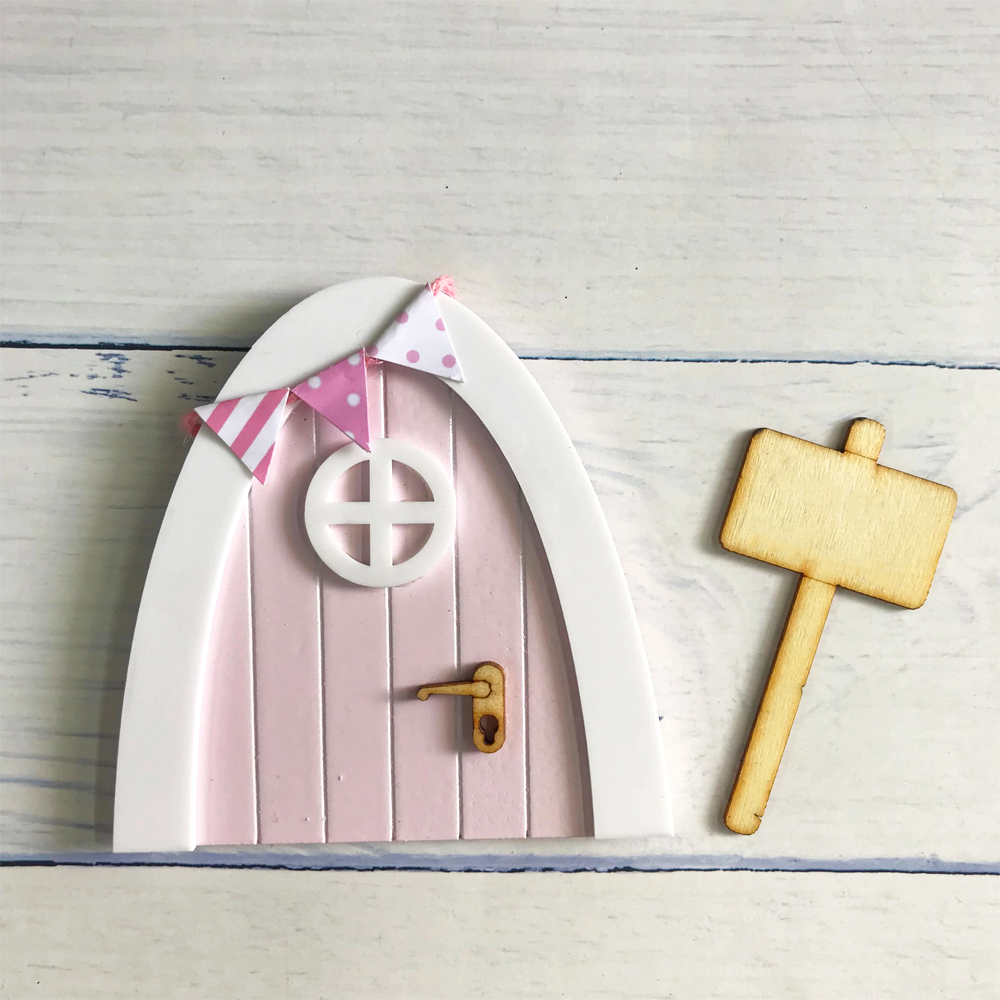 Fairy door toy set for girls play areas