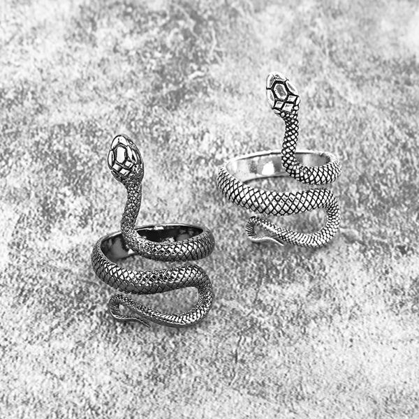 Metallic Adjustable Snake Ring