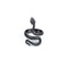 Metallic Adjustable Snake Ring dark gray