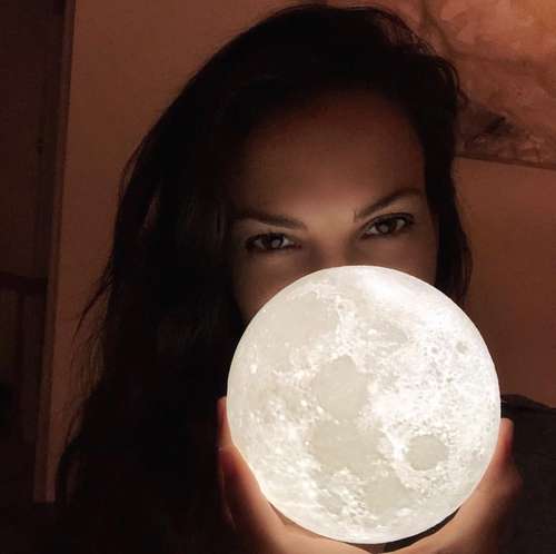 Beautiful 3D Lunar Moon Light Lamp | Moon Glow Decor