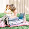 Multifunctional 3 in 1 Baby Diaper Bag With Bed (Waterproof Exterior)