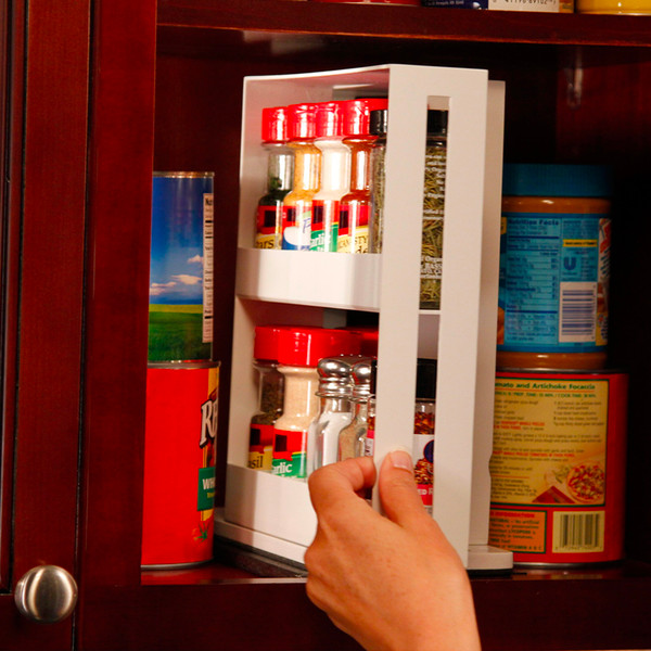 Multi-Function Rotating Storage Rack For Spice Bottles - Inspire Uplift