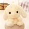 Plush Bunny Backpack Yellow