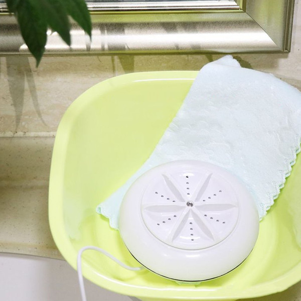 Portable Mini Ultrasonic Turbine Washing Machine