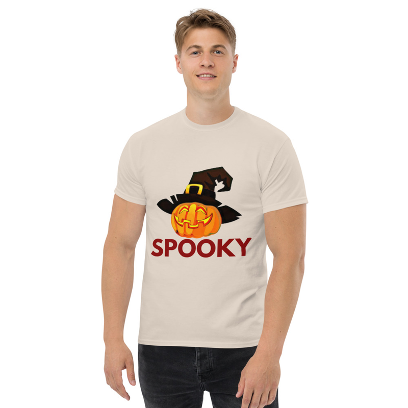 Men's classic tee holloven tshirt, spooky t shirt