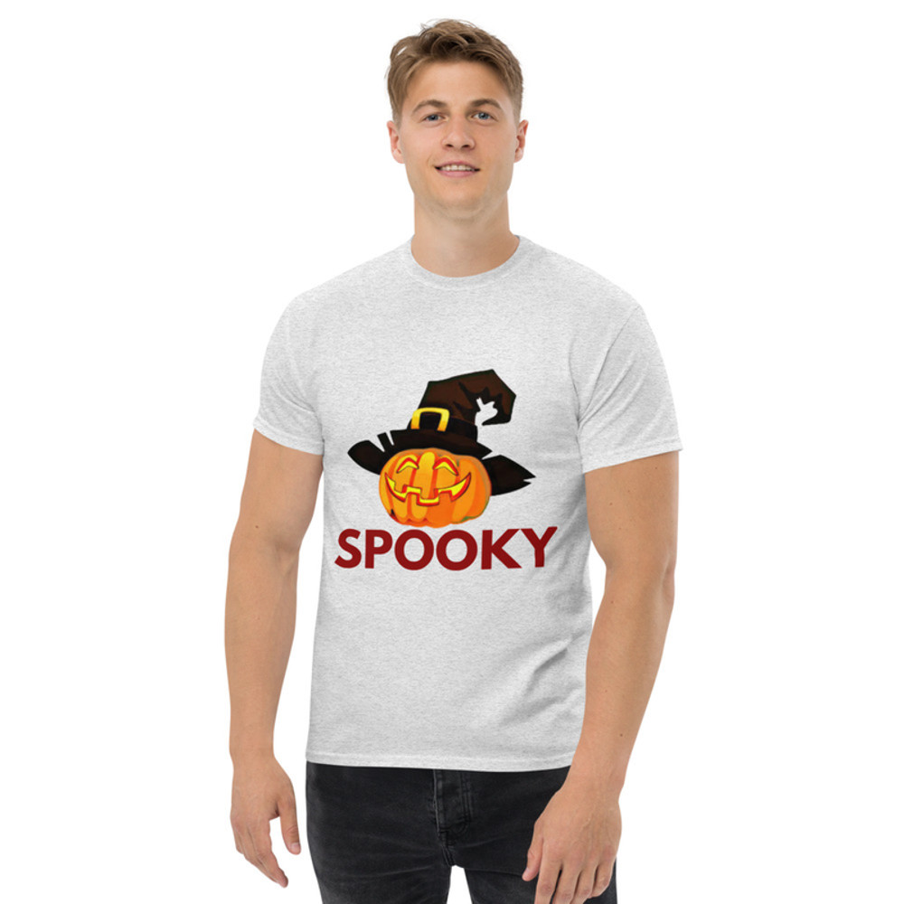 Men's classic tee holloven tshirt, spooky t shirt