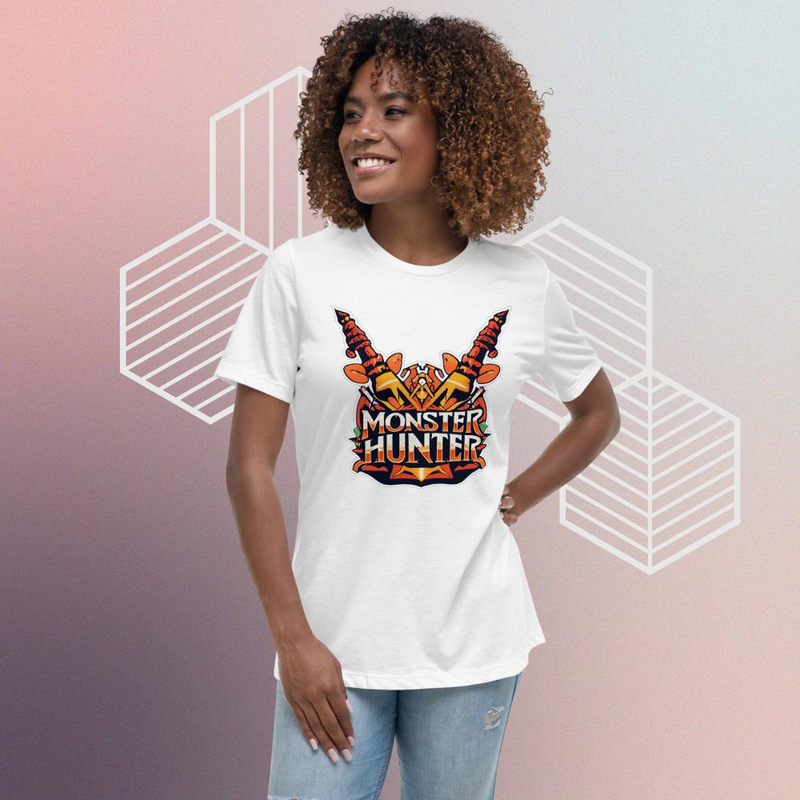 monsterhunter generations ultimate monsterhunterworld gaming monster ultimate hunter gamer monsterhuntercosplay Women's Relaxed T-Shirt