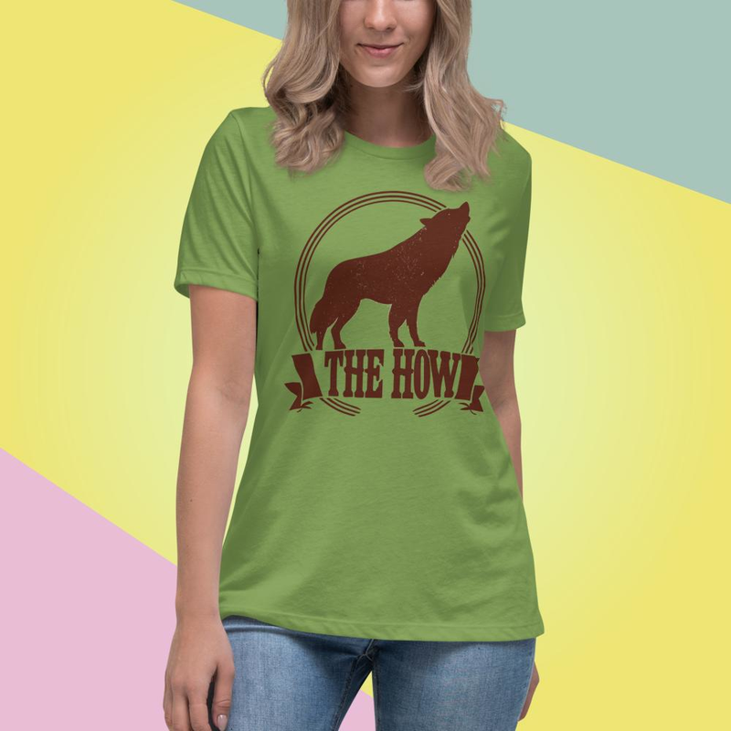 The Howl fox is howl Cat is howl tigers is howl animal howl retro vector howl pets Women's Relaxed T-Shirt