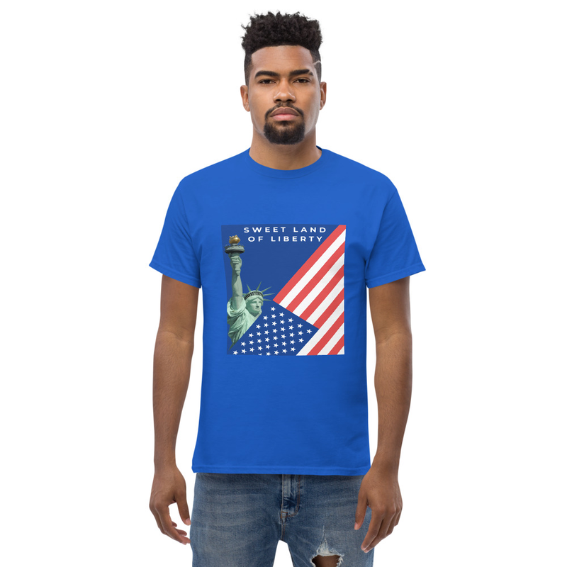 Men's classic tee sweet land of liberty tshirt