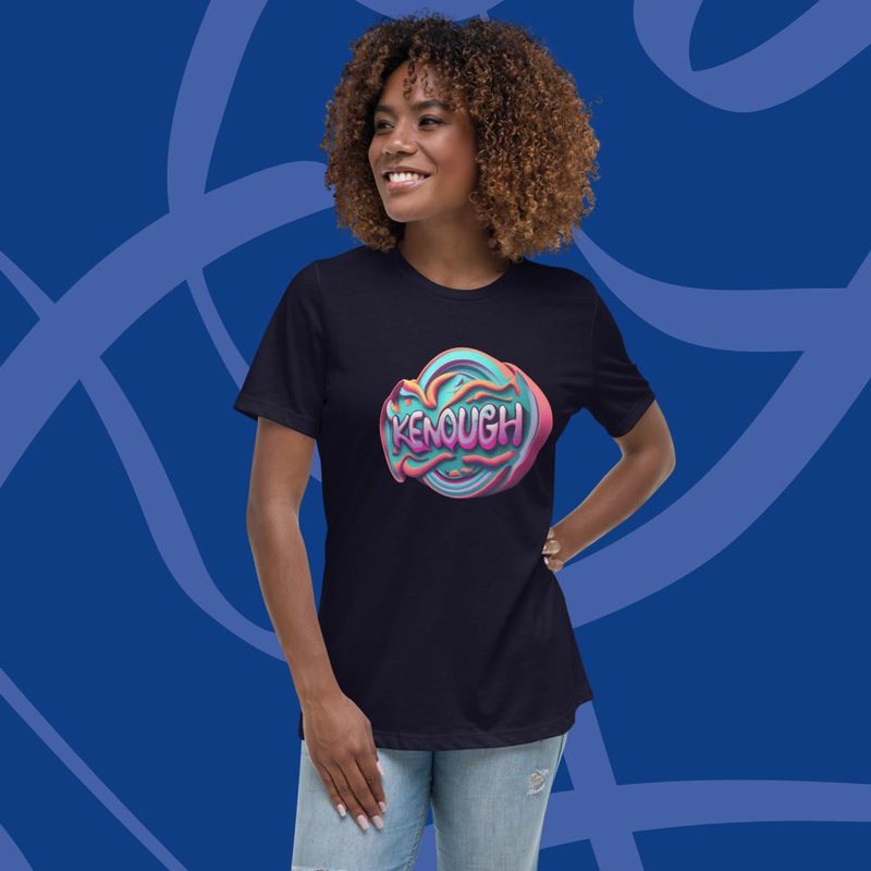 Kenough IAM KENOUGH retro kenough fashion Women's Relaxed T-Shirt