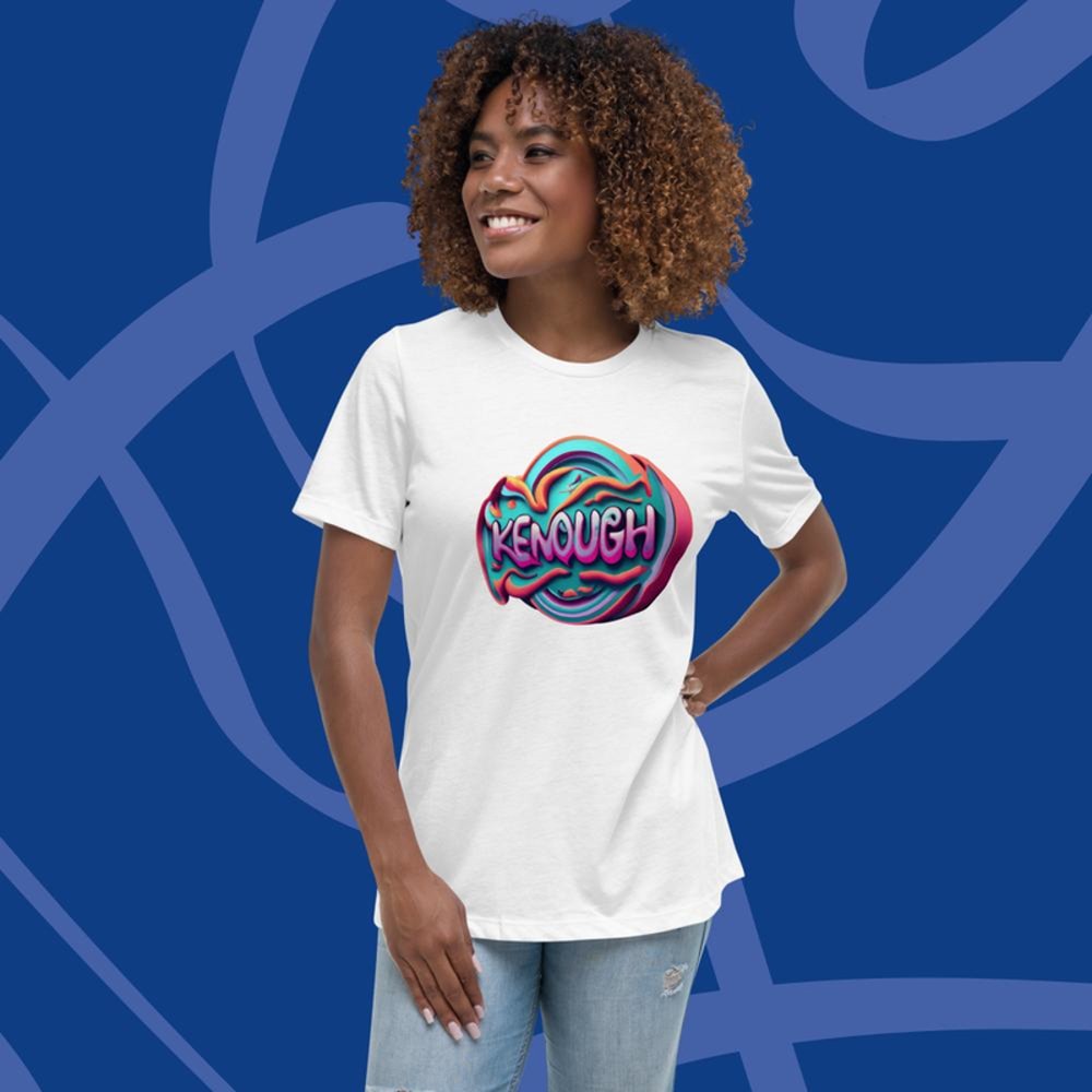 Kenough IAM KENOUGH retro kenough fashion Women's Relaxed T-Shirt