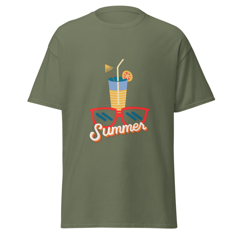 Men's classic tee Summer T Shirt , Summer Vibes , Beach Tshirt
