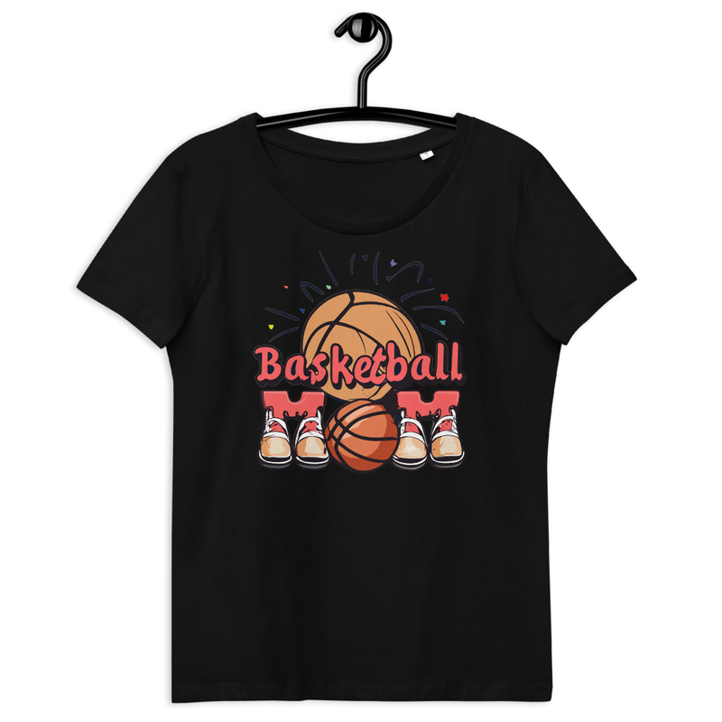 Basketball Mom Women's fitted eco tee