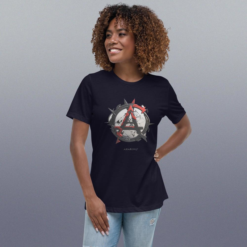 Anarchy anarchie Vector anarchy retro anarchie retro anarchy Анархия fashion lifestyle Women's Relaxed T-Shirt