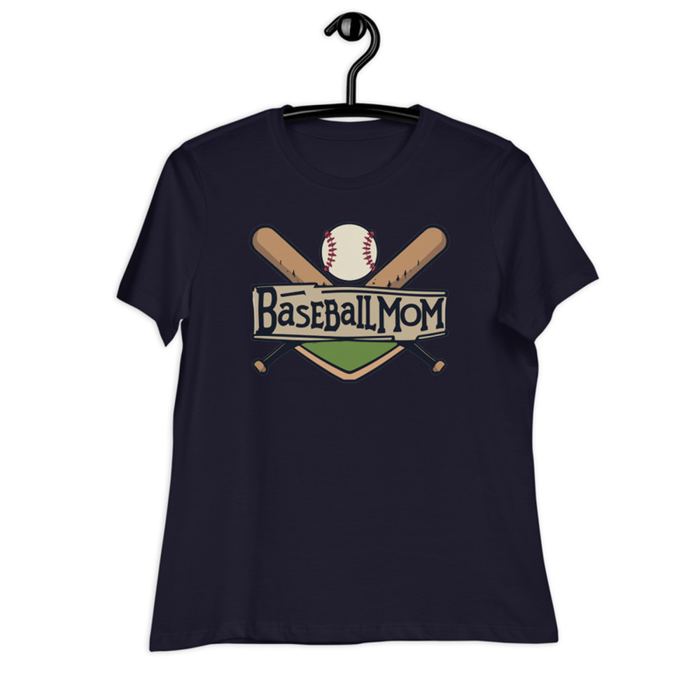 Baseball Mom Women's Relaxed T-Shirt