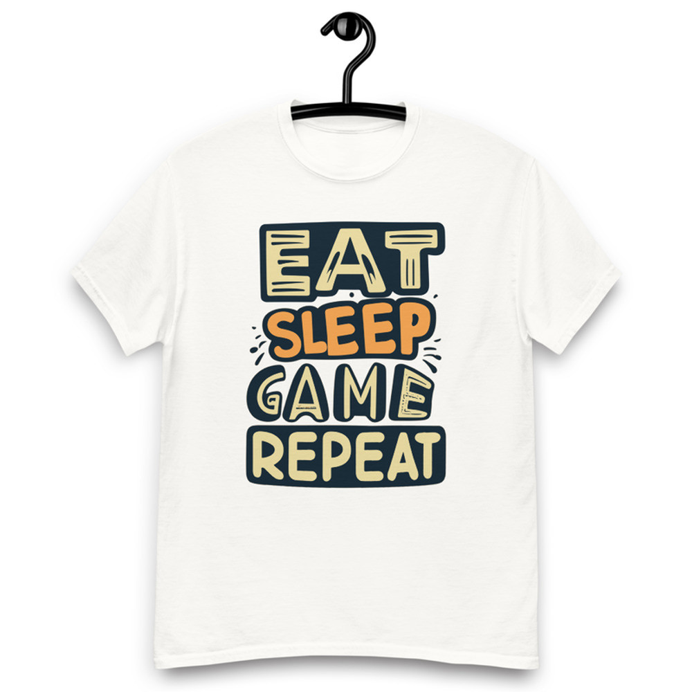 Eat Sleep Game Repeat Men's classic tee