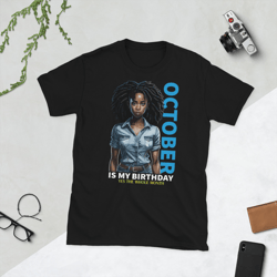 octombet is my birthday month short-sleeve unisex t-shirt