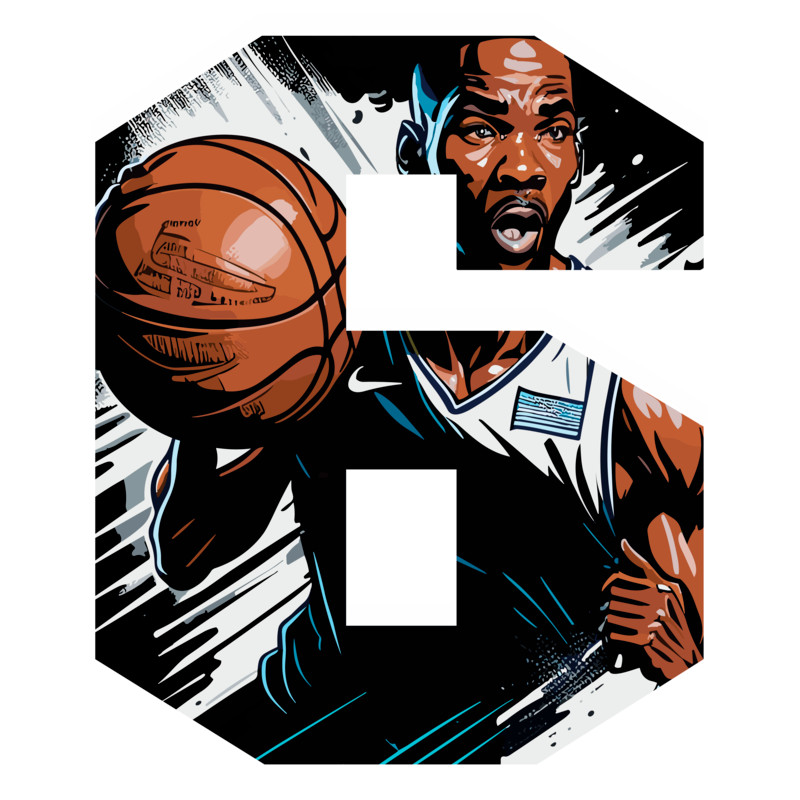 Basketball Nomber Six Men's classic tee