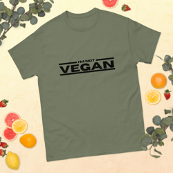i'm not vegan, men's classic tee
