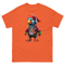 Mens Classic Tee Colorful Pirate Parrot Wearing Headphones Art T-shirt Clothes