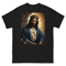 Mens Classic Tee Jesus with Crown Thorns Religious Art T-shirt Clothes Gift