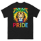 Mens Classic Tee Rasta Lion Jamaican Pride Colorful Animal Art T-shirt Clothes