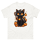 Mens Classic Tee Halloween Cute Black Cat T-shirt Animal Art Clothes Gift