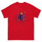 Mens Classic Tee Colorful Realistic Spider Shot Art T-shirt Halloween Clothes