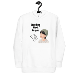jungkookstanding next to you.jungkoookunisex hoodie