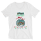 Christmas.happy christmas.happy new year.fete noelUnisex Short Sleeve V-Neck T-Shirt