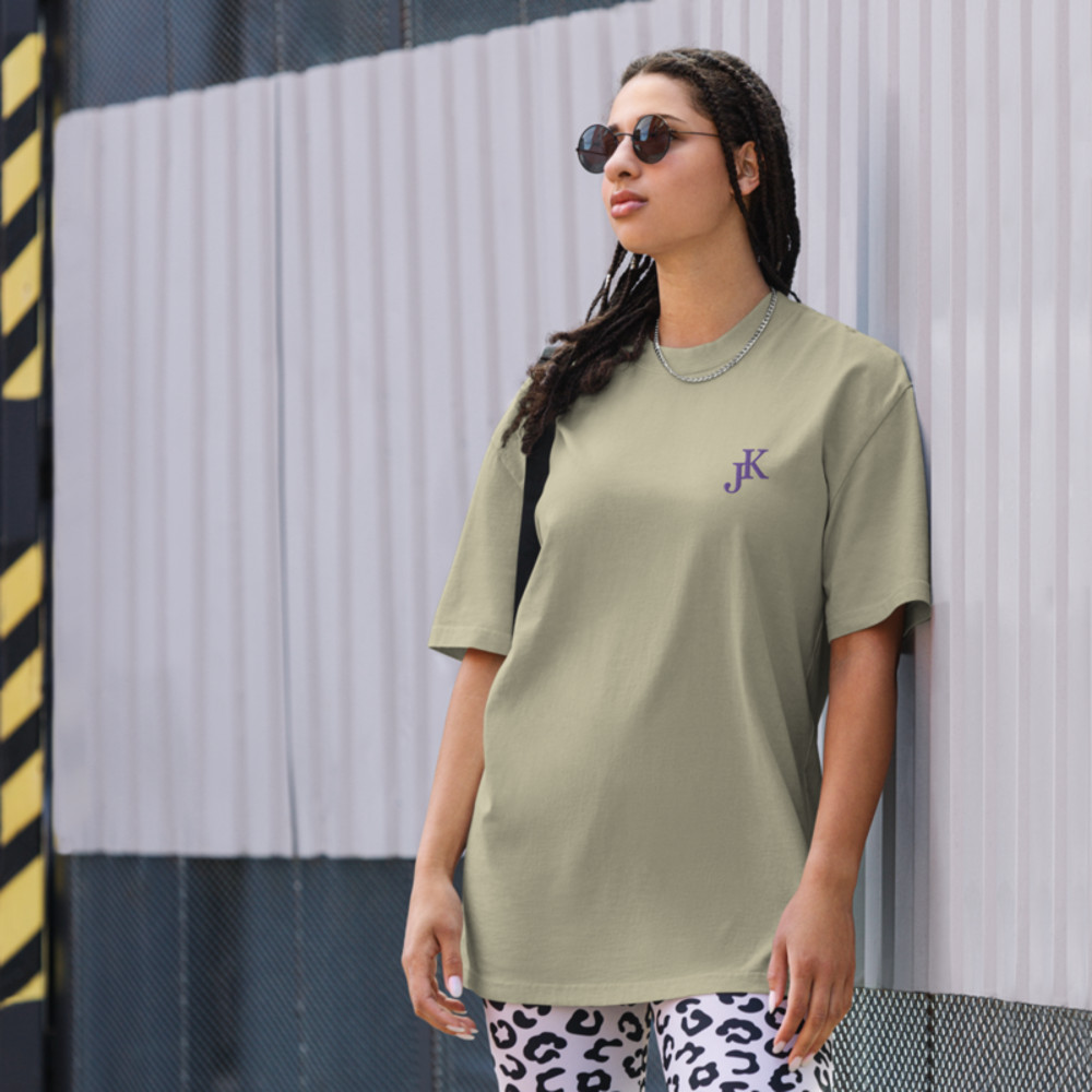 Jk broderie.jungkook BTS.kpop jungkook.army bts.army jk seven.3DOversized faded t-shirt