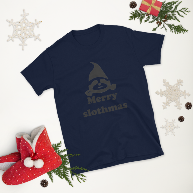 merry slothmas , funny sloth Short-Sleeve Unisex T-Shirt