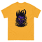 Mens Classic Tee Devil Face Flame Evil Pumpkin T-shirt Halloween Art Clothes