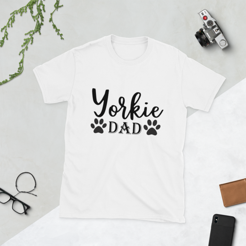 YORKIE dad Short-Sleeve Unisex T-Shirt