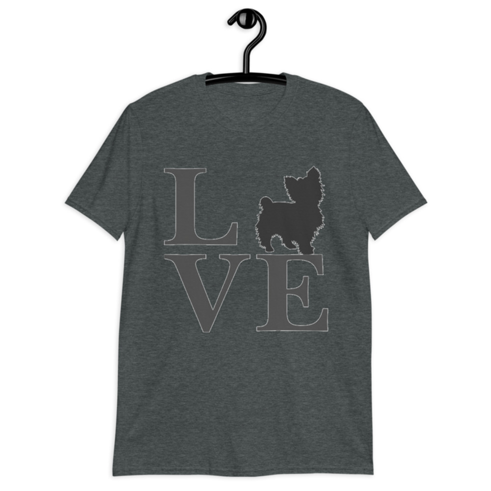 YORKIE love Short-Sleeve Unisex T-Shirt