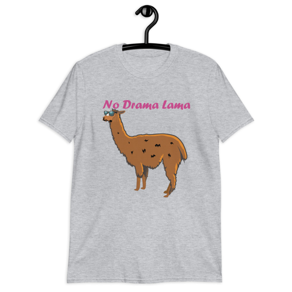 No Drama Llama Short-Sleeve Unisex T-Shirt