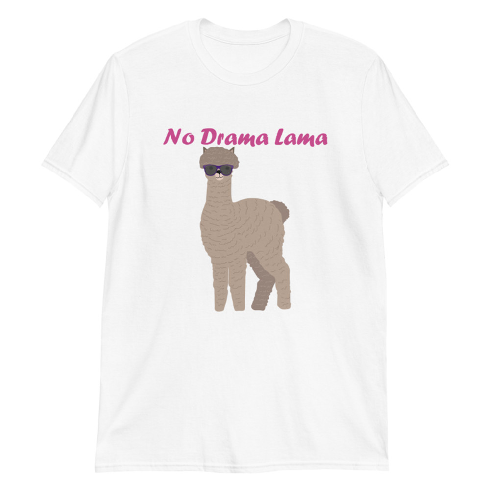 No Drama Llama Short-Sleeve Unisex T-Shirt