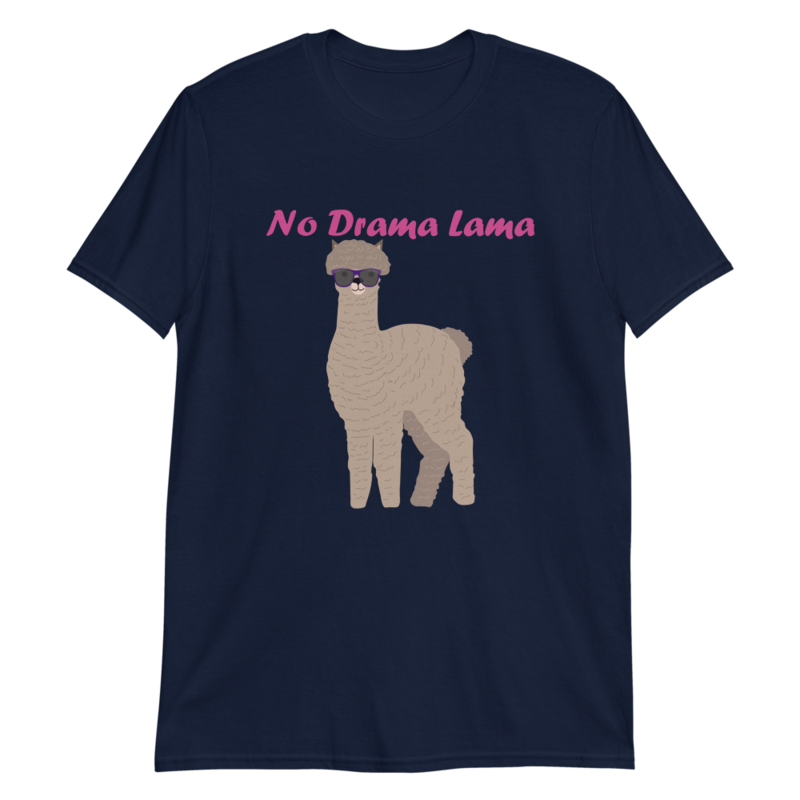 No Drama Llama Short-Sleeve Unisex T-Shirt