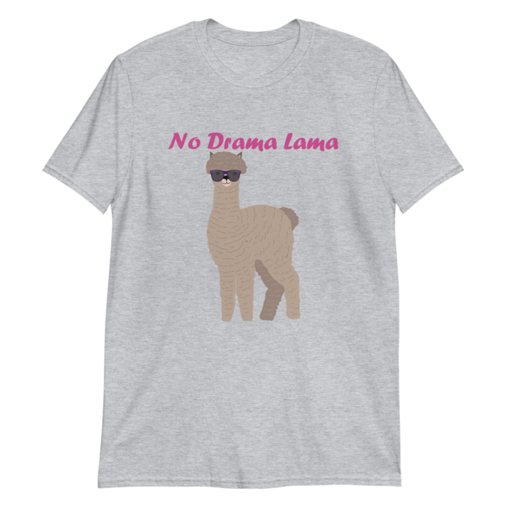 No Drama Llama Short-Sleeve Unisex T-Shirt