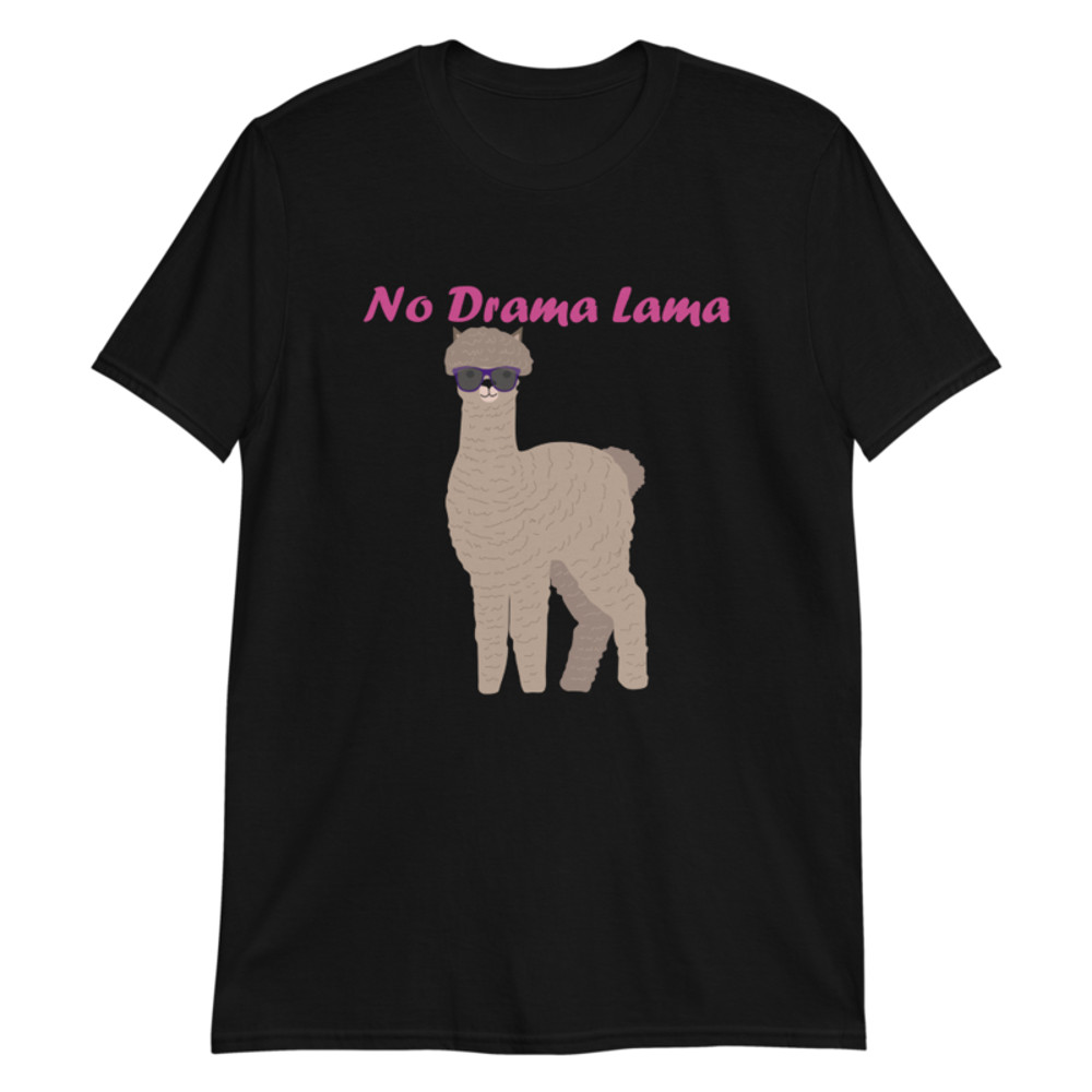 No Drama Llama Short-Sleeve Unisex T-Shirt