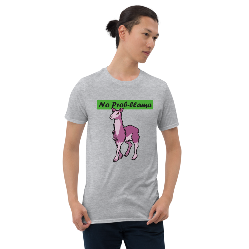 No Prob-Llama Funny Alpaca Llamas Short-Sleeve Unisex T-Shirt