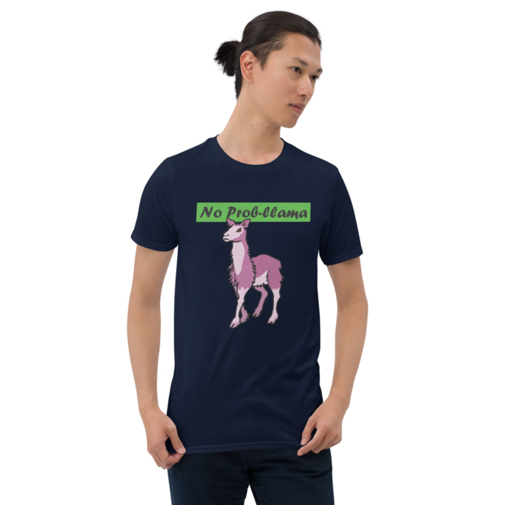 No Prob-Llama Funny Alpaca Llamas Short-Sleeve Unisex T-Shirt