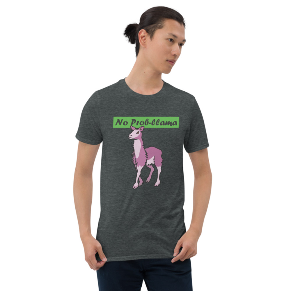 No Prob-Llama Funny Alpaca Llamas Short-Sleeve Unisex T-Shirt