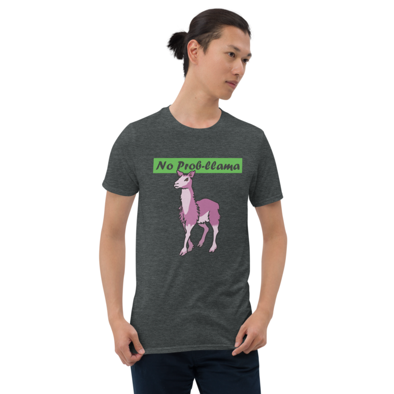 No Prob-Llama Funny Alpaca Llamas Short-Sleeve Unisex T-Shirt