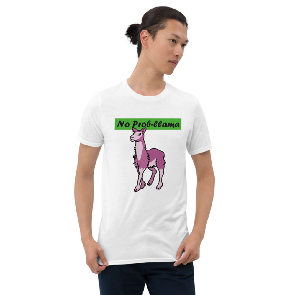 No Prob-Llama Funny Alpaca Llamas Short-Sleeve Unisex T-Shirt