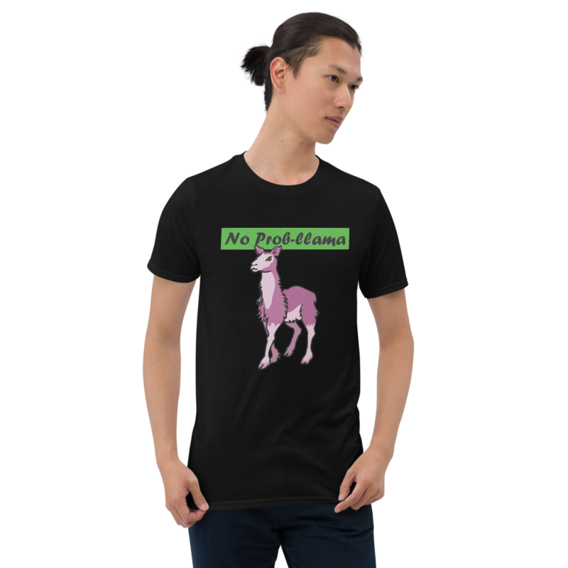 No Prob-Llama Funny Alpaca Llamas Short-Sleeve Unisex T-Shirt